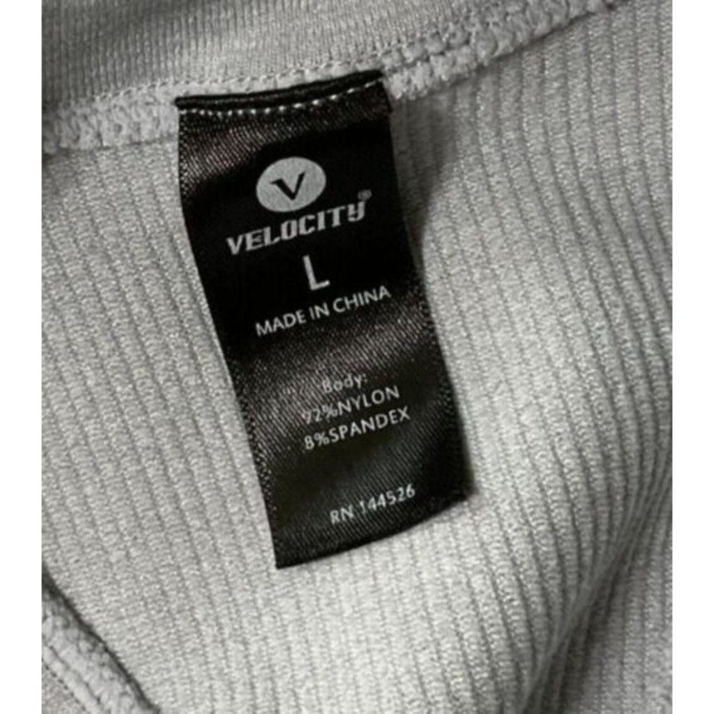 VELOCITY Woman's Blue Racerback Tank Top Size Large - Picture 4 of 13